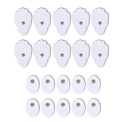 Электроды для миостимулятора EMS-110PL 7х4/4х3 см, 20 шт, универсальные