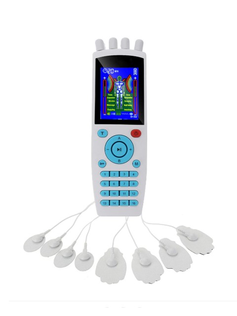 Массажер миостимулятор для тела FORTENGO EMS-200 4 канала, 16 программ, EMS/TENS, белый