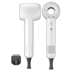 Фен для волос профессиональный FORTENGO SILVER STREAM SW-S9 1600 Вт, с ионизацией, белый