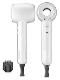 Фен для волос профессиональный FORTENGO SILVER STREAM SW-S9 1600 Вт, с ионизацией, белый