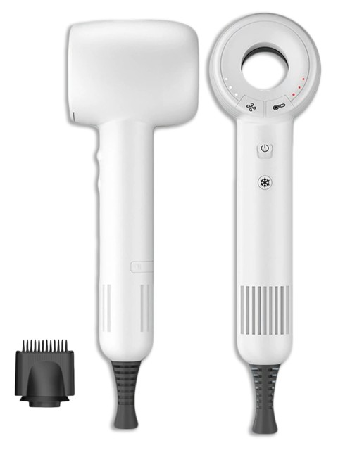 Фен для волос профессиональный FORTENGO SILVER STREAM SW-S9 1600 Вт, с ионизацией, белый