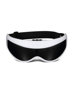 Очки массажер для глаз FORTENGO MSG-007 с вибрацией и магнитами, белые