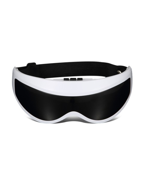 Очки массажер для глаз FORTENGO MSG-007 с вибрацией и магнитами, белые