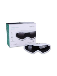 Очки массажер для глаз FORTENGO MSG-007 с вибрацией и магнитами, белые