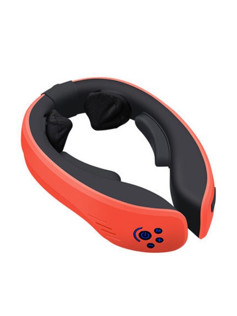 Массажер для шеи электрический, роликовый FORTENGO MSG-034 с ИК прогревом, черный