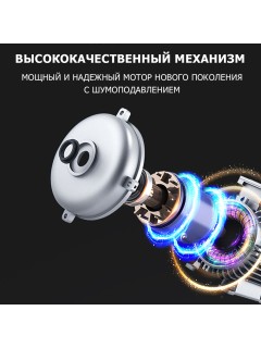 Массажер для шеи электрический, роликовый FORTENGO MSG-034 с ИК прогревом, черный