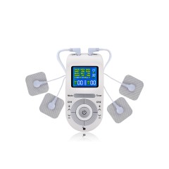 Массажер миостимулятор для тела FORTENGO EMS-100 2 канала, 12 программ, EMS/TENS, бежевый