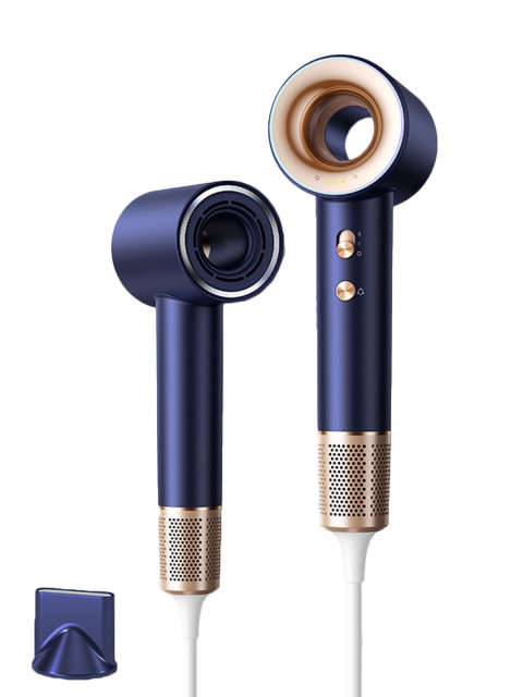 Фен для волос профессиональный FORTENGO SILVER STREAM D8 1600 Вт, с ионизацией, синий