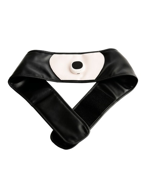 Пояс миостимулятор для тренировки пресса и похудения FORTENGO EMS-080, 6 программ, EMS, универсальный размер, черный