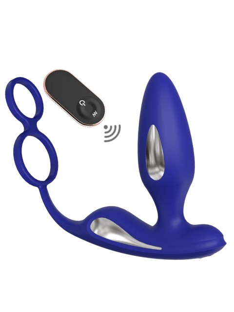 Массажер простаты FORTENGO Urologic с вибрацией и EMS технологией, синий