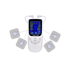 Массажер миостимулятор для тела FORTENGO EMS-120 2 канала, 12 программ, EMS/TENS, белый