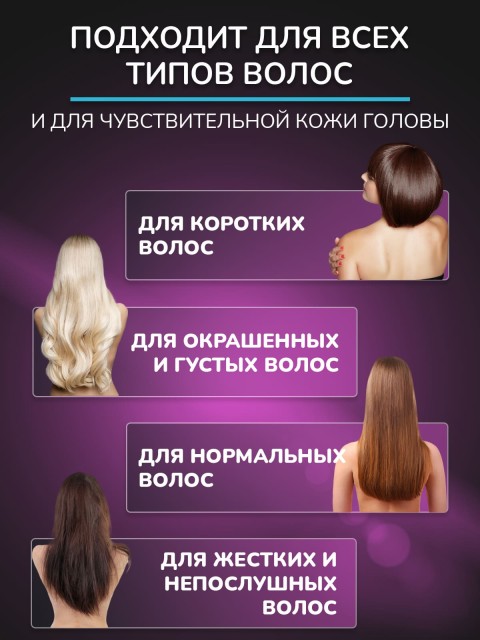 Фен для волос профессиональный с насадками, ионизацией FORTENGO AIR STREAM D087 2000 Вт, серый