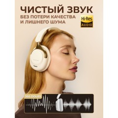 Наушники беспроводные большие FORTENGO TD-88 с шумоподавлением ANC, черные