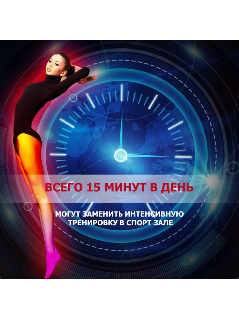 Пояс миостимулятор для тренировки пресса и похудения FORTENGO EMS-050, 6 программ, EMS, универсальный размер, черный