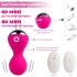 Тренажер Кегеля для женщин FORTENGO Kegel Balls с вибрацией, для укрепления мышц малого таза, розовый