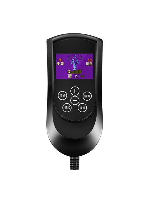 Массажная подушка для спины и шеи электрическая FORTENGO KZ0571 с подогревом, 12/220В, черная