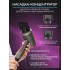 Фен для волос профессиональный с насадками, ионизацией FORTENGO AIR STREAM D087 2000 Вт, черный