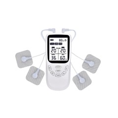 Массажер миостимулятор для тела FORTENGO EMS-130 2 канала, 36 программ, EMS/TENS, белый