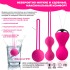 Тренажер Кегеля для женщин FORTENGO Kegel Balls с вибрацией, для укрепления мышц малого таза, фиолетовый