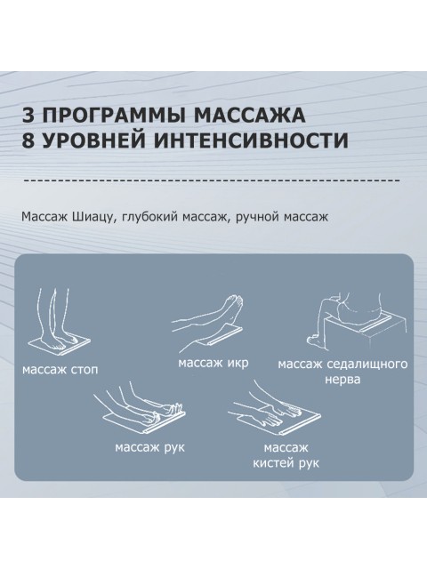 Массажный коврик для ног электрический FORTENGO MSG-015, с EMS технологией