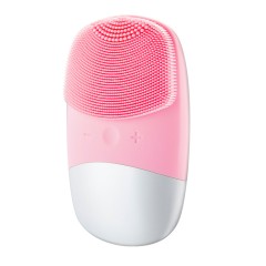 Смарт-щетка для чистки кожи лица FORTENGO MPF-12 электрическая, с вибромассажем, розовая