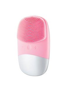 Смарт-щетка для чистки кожи лица FORTENGO MPF-12 электрическая, с вибромассажем, розовая