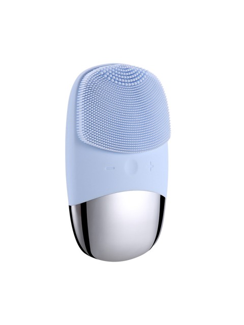 Смарт-щетка для чистки кожи лица FORTENGO MPF-12 электрическая, с вибромассажем, розовая