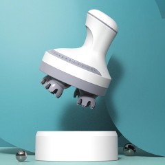 Массажер для головы FORTENGO MSG-015 электрический, роликовый, с 3D технологией, серый