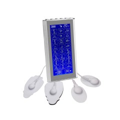 Массажер миостимулятор для тела FORTENGO EMS-450 2 канала, 36 программ, EMS/TENS, серебристый