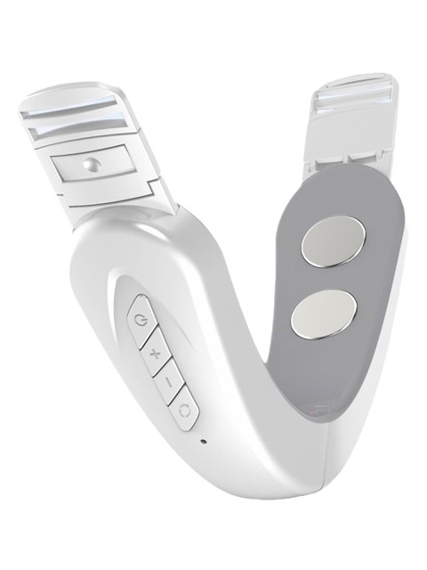 Массажер для подтяжки овала лица FORTENGO MPF-13 микротоковый, EMS, белый