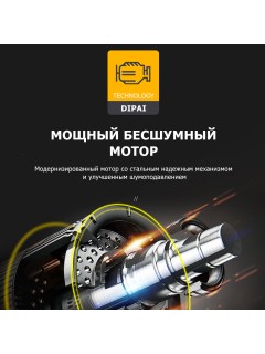 Массажер роликовый для шеи, плеч и спины, электрический FORTENGO KZ0308 с подогревом, 12/220В, синий