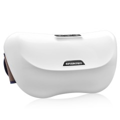 Пояс массажный для живота FORTENGO KZ0556, 6 роликов, с ИК прогревом, белый