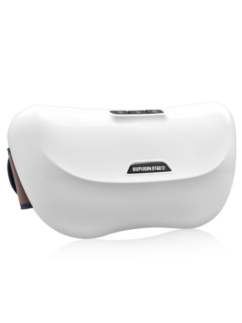 Пояс массажный для живота FORTENGO KZ0556, 6 роликов, с ИК прогревом, белый