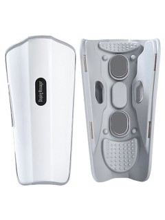 Массажер для ног и икр электрический FORTENGO KL-901, 5 программ, EMS, прогрев и вибромассаж, белый