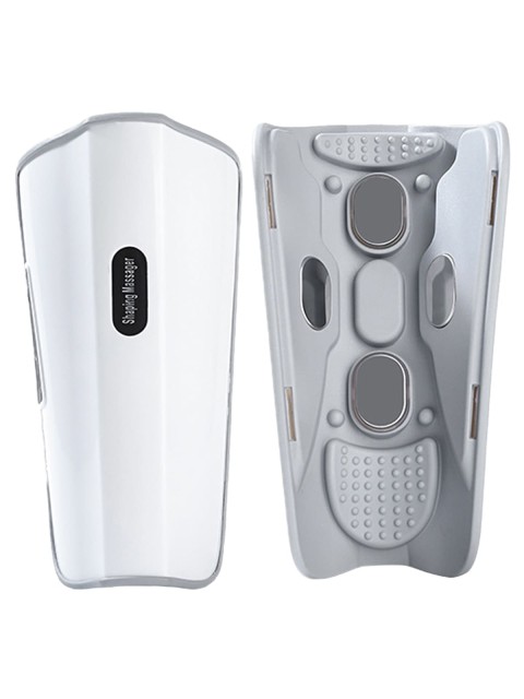 Массажер для ног и икр электрический FORTENGO KL-901, 5 программ, EMS, прогрев и вибромассаж, белый