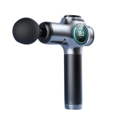 Перкуссионный массажер для тела FORTENGO MSG-010, 8 насадок, серебристый