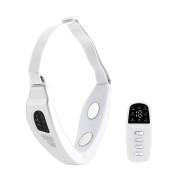 Массажер для подтяжки овала лица FORTENGO MPF-17 микротоковый, EMS, LED-свет, вибромассаж, белый