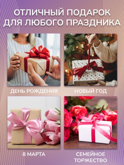 Расческа-выпрямитель электрическая FORTENGO TOURMALINE BRUSH CD-23987, белая