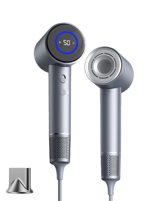 Фен для волос профессиональный FORTENGO SILVER STREAM D3 1600 Вт, с ионизацией, серый