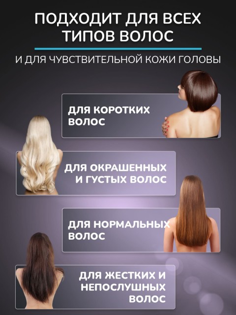 Фен для волос профессиональный FORTENGO SILVER STREAM D3 1600 Вт, с ионизацией, серый