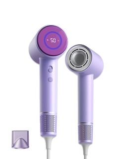 Фен для волос профессиональный FORTENGO SILVER STREAM D3 1600 Вт, с ионизацией, сиреневый