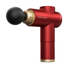 Перкуссионный массажер для тела FORTENGO MSG-020, 8 насадок, красный